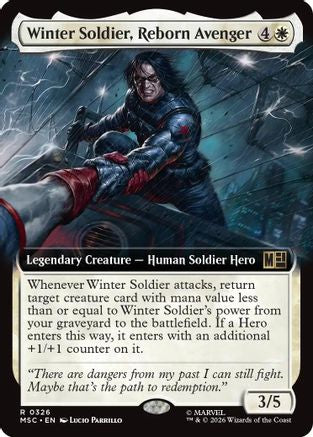Winter Soldier, Reborn Avenger (MSC-326) [Commander: Marvel Super Heroes] Foil MTG Single Wizards of the Coast