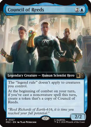 Council of Reeds (MSC-327) [Commander: Marvel Super Heroes] Foil MTG Single Wizards of the Coast
