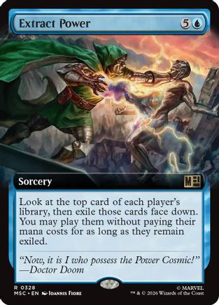 Extract Power (MSC-328) [Commander: Marvel Super Heroes] MTG Single Wizards of the Coast