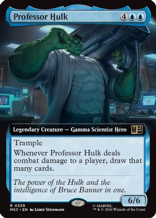 Professor Hulk (MSC-338) [Commander: Marvel Super Heroes] Foil MTG Single Wizards of the Coast