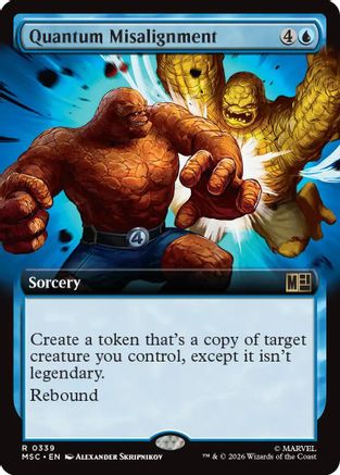 Quantum Misalignment (MSC-339) [Commander: Marvel Super Heroes] Foil MTG Single Wizards of the Coast