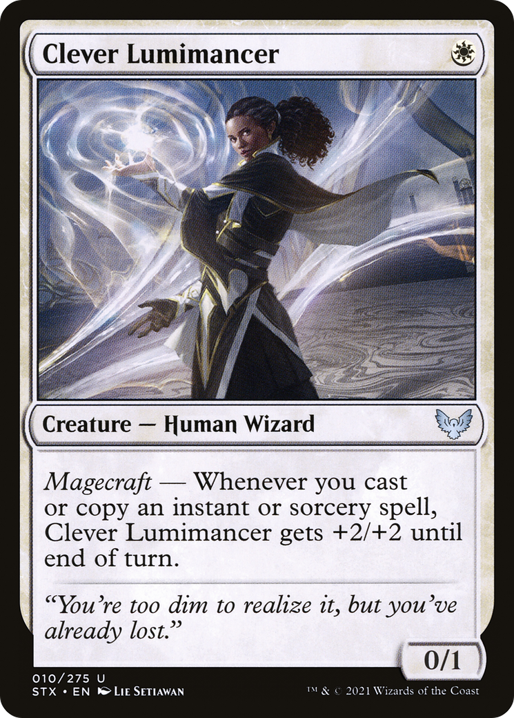 Clever Lumimancer (STX-010) [Strixhaven: School of Mages] MTG Single Wizards of the Coast