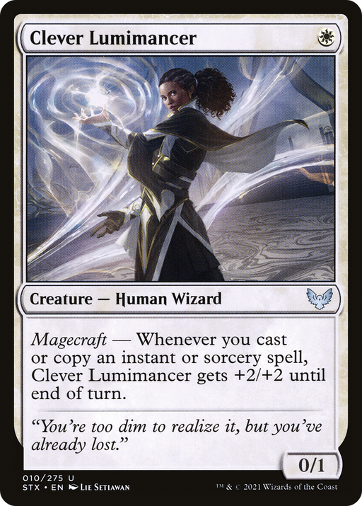 Clever Lumimancer (STX-010) [Strixhaven: School of Mages] Foil MTG Single Wizards of the Coast