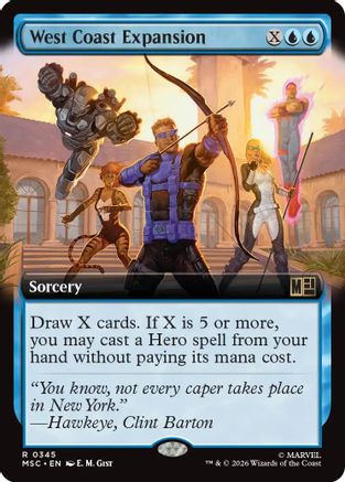 West Coast Expansion (MSC-345) [Commander: Marvel Super Heroes] Foil MTG Single Wizards of the Coast
