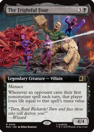 The Frightful Four (MSC-349) [Commander: Marvel Super Heroes] MTG Single Wizards of the Coast