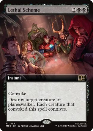 Lethal Scheme (MSC-353) [Commander: Marvel Super Heroes] Foil MTG Single Wizards of the Coast
