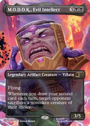 M.O.D.O.K., Evil Intellect (MSC-509) [Commander: Marvel Super Heroes] MTG Single Wizards of the Coast