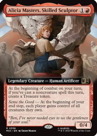 Alicia Masters, Skilled Sculptor (MSC-356) [Commander: Marvel Super Heroes] MTG Single Wizards of the Coast