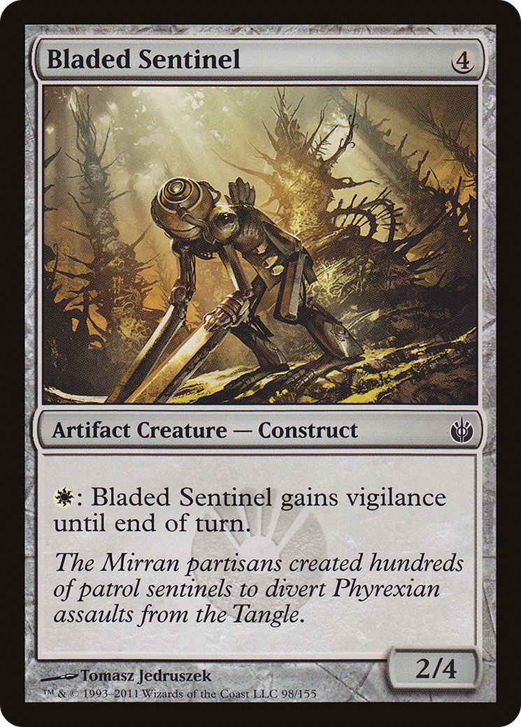 Bladed Sentinel (MBS-098) [Mirrodin Besieged] MTG Single Wizards of the Coast