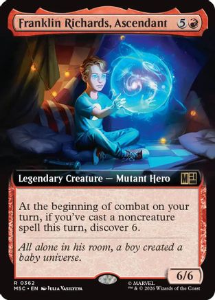 Franklin Richards, Ascendant (MSC-362) [Commander: Marvel Super Heroes] Foil MTG Single Wizards of the Coast