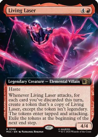 Living Laser (MSC-366) [Commander: Marvel Super Heroes] MTG Single Wizards of the Coast