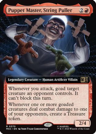 Puppet Master, String Puller (MSC-370) [Commander: Marvel Super Heroes] Foil MTG Single Wizards of the Coast