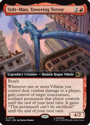 Stilt-Man, Towering Terror (MSC-373) [Commander: Marvel Super Heroes] Foil MTG Single Wizards of the Coast