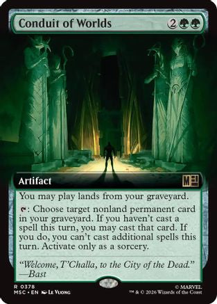 Conduit of Worlds (MSC-378) [Commander: Marvel Super Heroes] Foil MTG Single Wizards of the Coast