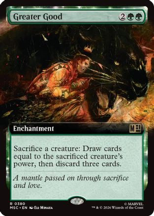 Greater Good (MSC-380) [Commander: Marvel Super Heroes] Foil MTG Single Wizards of the Coast