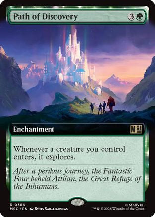 Path of Discovery (MSC-386) [Commander: Marvel Super Heroes] MTG Single Wizards of the Coast