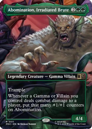 Abomination, Irradiated Brute (MSC-511) [Commander: Marvel Super Heroes] MTG Single Wizards of the Coast