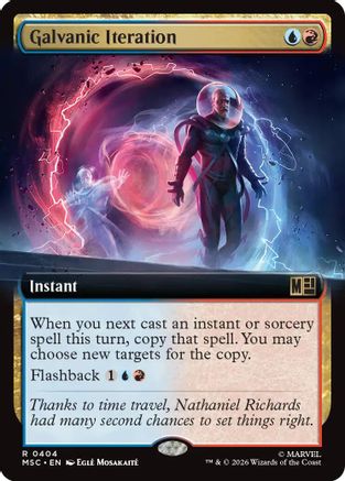 Galvanic Iteration (MSC-404) [Commander: Marvel Super Heroes] Foil MTG Single Wizards of the Coast