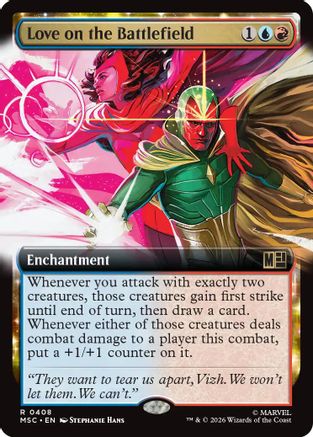 Love on the Battlefield (MSC-408) [Commander: Marvel Super Heroes] MTG Single Wizards of the Coast
