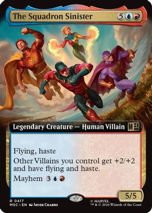 The Squadron Sinister (MSC-417) [Commander: Marvel Super Heroes] MTG Single Wizards of the Coast