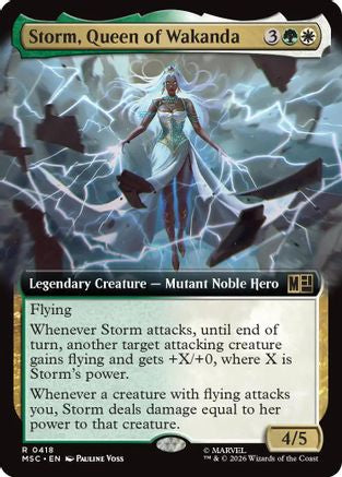 Storm, Queen of Wakanda (MSC-418) [Commander: Marvel Super Heroes] MTG Single Wizards of the Coast