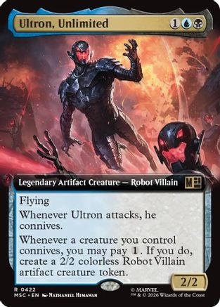 Ultron, Unlimited (MSC-422) [Commander: Marvel Super Heroes] MTG Single Wizards of the Coast