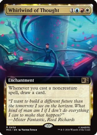 Whirlwind of Thought (MSC-424) [Commander: Marvel Super Heroes] Foil MTG Single Wizards of the Coast