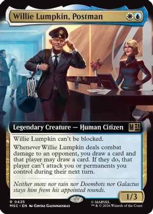 Willie Lumpkin, Postman (MSC-425) [Commander: Marvel Super Heroes] Foil MTG Single Wizards of the Coast