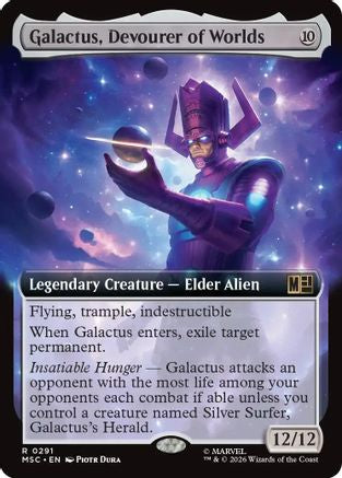 Galactus, Devourer of Worlds (MSC-291) [Commander: Marvel Super Heroes] Foil MTG Single Wizards of the Coast