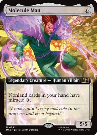 Molecule Man (MSC-292) [Commander: Marvel Super Heroes] MTG Single Wizards of the Coast