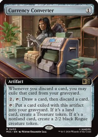 Currency Converter (MSC-430) [Commander: Marvel Super Heroes] Foil MTG Single Wizards of the Coast