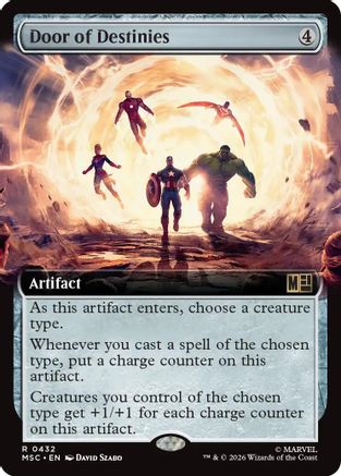 Door of Destinies (MSC-432) [Commander: Marvel Super Heroes] Foil MTG Single Wizards of the Coast
