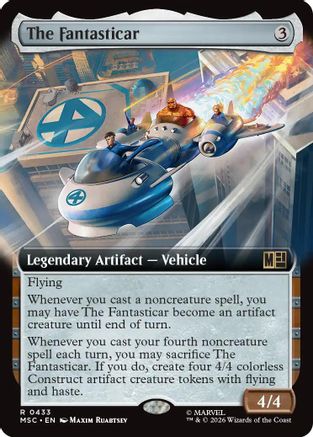 The Fantasticar (MSC-433) [Commander: Marvel Super Heroes] Foil MTG Single Wizards of the Coast