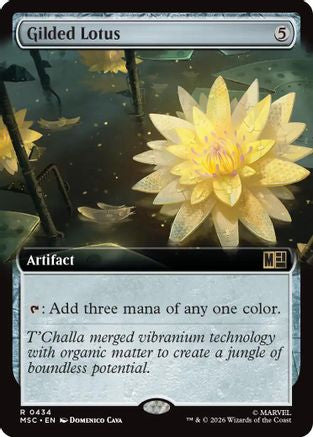 Gilded Lotus (MSC-434) [Commander: Marvel Super Heroes] MTG Single Wizards of the Coast