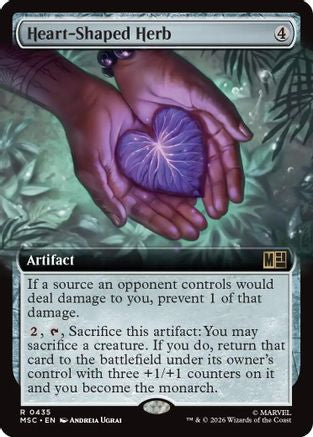 Heart-Shaped Herb (MSC-435) [Commander: Marvel Super Heroes] MTG Single Wizards of the Coast