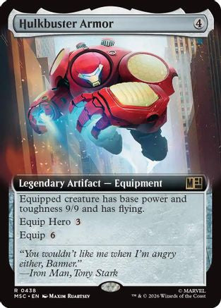 Hulkbuster Armor (MSC-438) [Commander: Marvel Super Heroes] MTG Single Wizards of the Coast