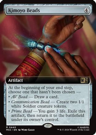 Kimoyo Beads (MSC-440) [Commander: Marvel Super Heroes] Foil MTG Single Wizards of the Coast