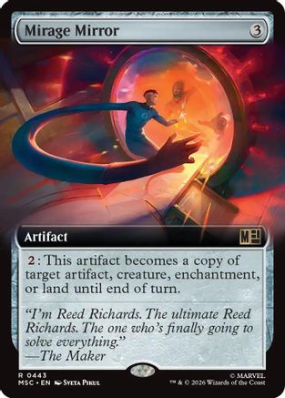 Mirage Mirror (MSC-443) [Commander: Marvel Super Heroes] MTG Single Wizards of the Coast