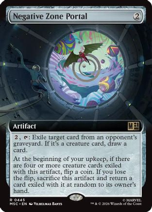 Negative Zone Portal (MSC-445) [Commander: Marvel Super Heroes] Foil MTG Single Wizards of the Coast