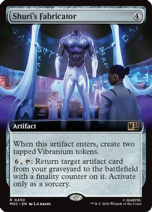 Shuri's Fabricator (MSC-450) [Commander: Marvel Super Heroes] Foil MTG Single Wizards of the Coast