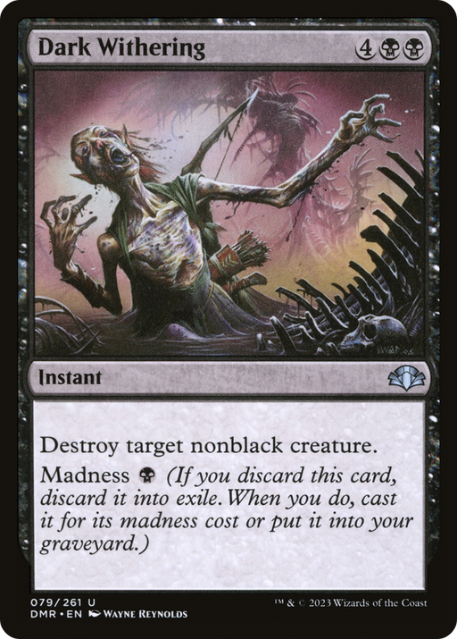 Dark Withering (DMR-079) [Dominaria Remastered] MTG Single Wizards of the Coast