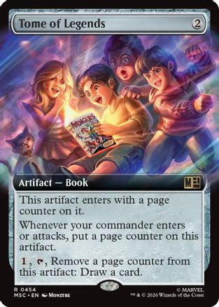 Tome of Legends (MSC-454) [Commander: Marvel Super Heroes] Foil MTG Single Wizards of the Coast