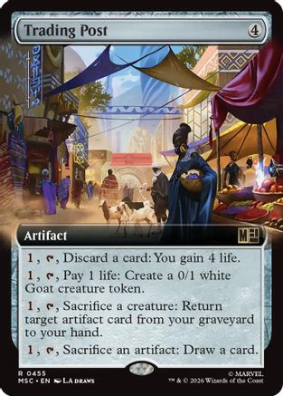 Trading Post (MSC-455) [Commander: Marvel Super Heroes] Foil MTG Single Wizards of the Coast