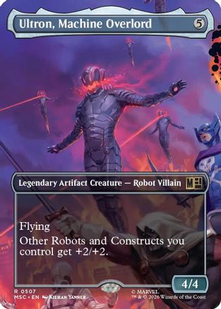Ultron, Machine Overlord (MSC-507) [Commander: Marvel Super Heroes] Foil MTG Single Wizards of the Coast