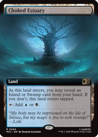 Choked Estuary (MSC-464) [Commander: Marvel Super Heroes] MTG Single Wizards of the Coast