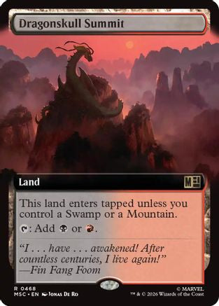 Dragonskull Summit (MSC-468) [Commander: Marvel Super Heroes] Foil MTG Single Wizards of the Coast