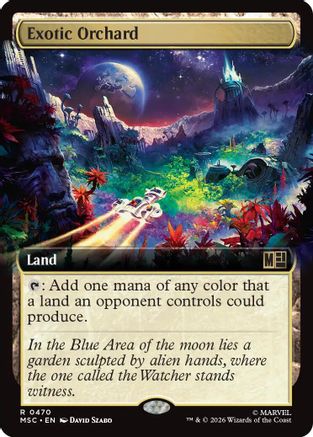 Exotic Orchard (MSC-470) [Commander: Marvel Super Heroes] MTG Single Wizards of the Coast