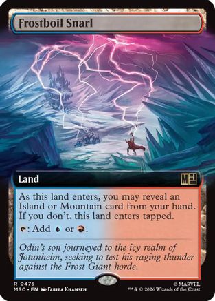 Frostboil Snarl (MSC-475) [Commander: Marvel Super Heroes] Foil MTG Single Wizards of the Coast