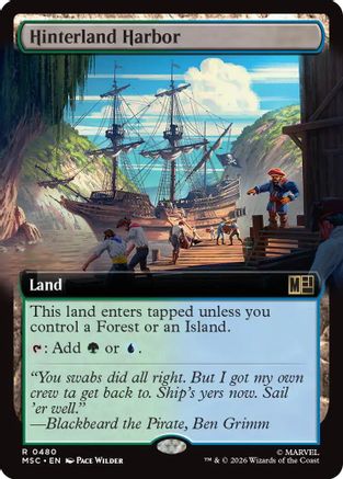 Hinterland Harbor (MSC-480) [Commander: Marvel Super Heroes] MTG Single Wizards of the Coast