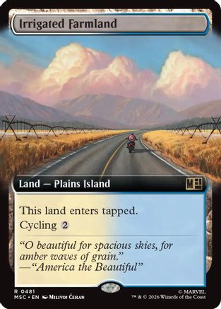 Irrigated Farmland (MSC-481) [Commander: Marvel Super Heroes] MTG Single Wizards of the Coast